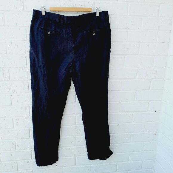 Baird McNutt Linen Murano Alex Slim Fit Lightweight Preppy Resort Wear sz:36×30 - Picture 2 of 7